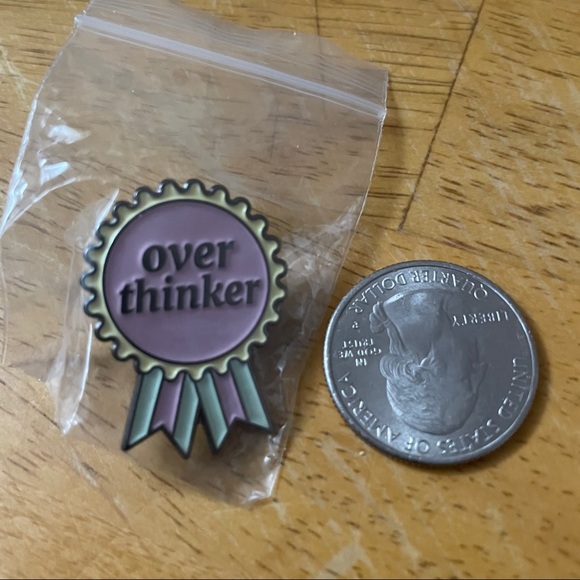 📍5for$25 Enamel Pin Over thinker Award ribbon - Picture 4 of 4